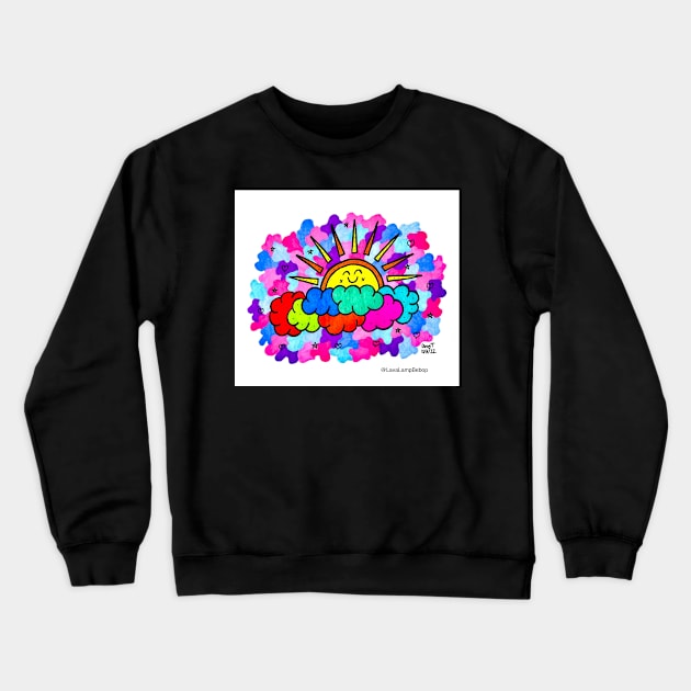 Sunrise Crewneck Sweatshirt by Lava Lamp Bebop